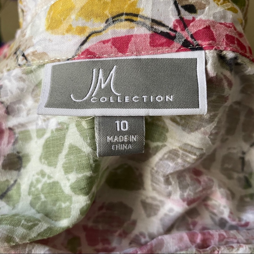 JM Collection Button Up Blouse - Picture 4 of 5